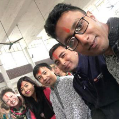 1. Puja celebration , 2018 by students